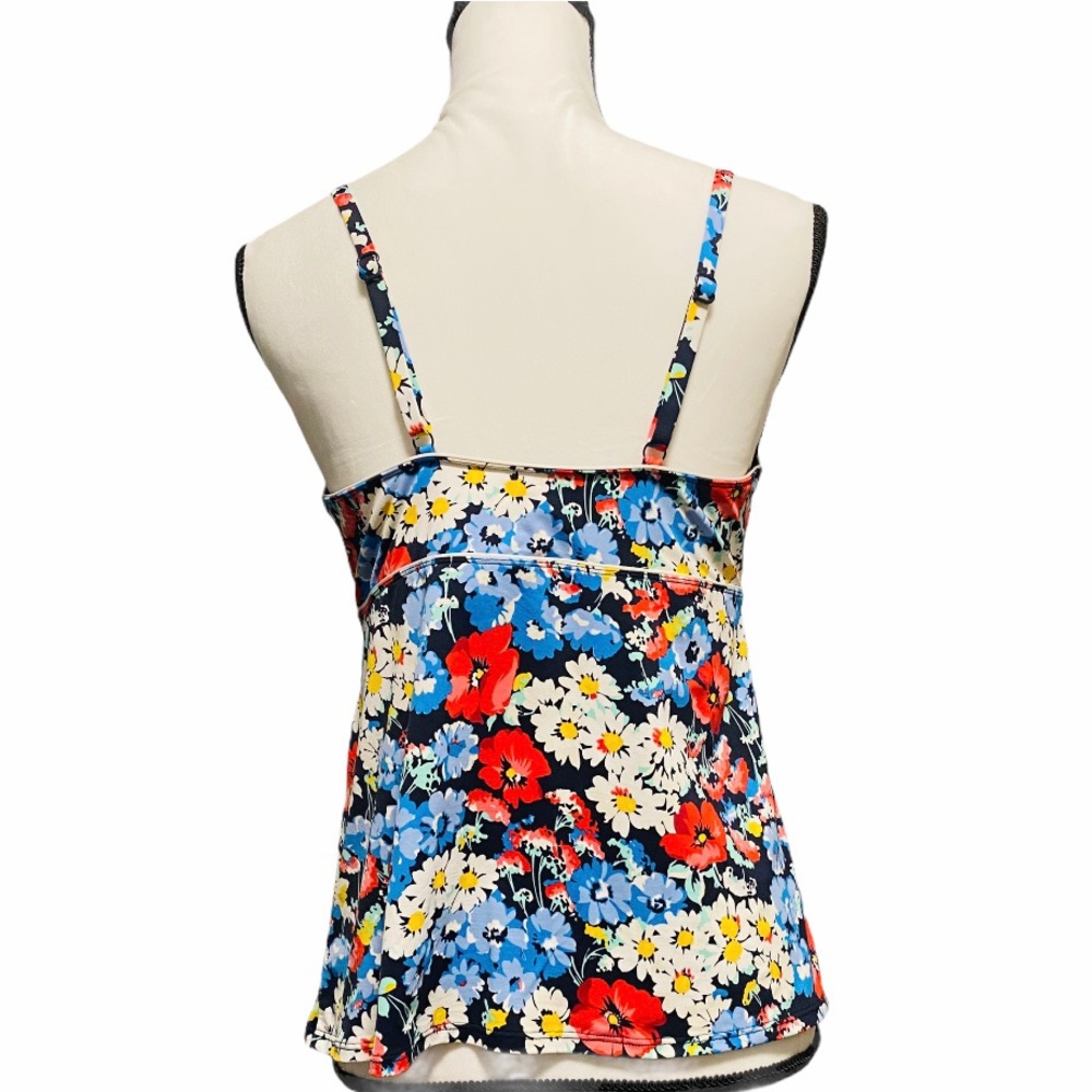 Lands' End Women's Tankini Swimsuit Top 12 - Picture 3 of 9